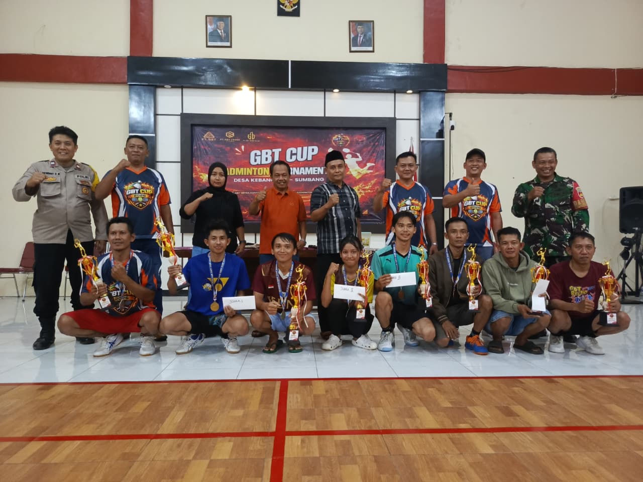 Monitoring Final GBT Cup, Polsek Sumbang Polresta Banyumas Ajak Warga Jaga Sportivitas dan Kamtibmas