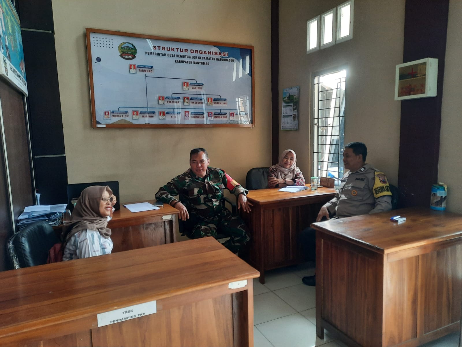 Perkuat Upaya Preventif, Polsek Baturraden Banyumas Ajak Perangkat Desa Aktifkan Kembali Siskamling