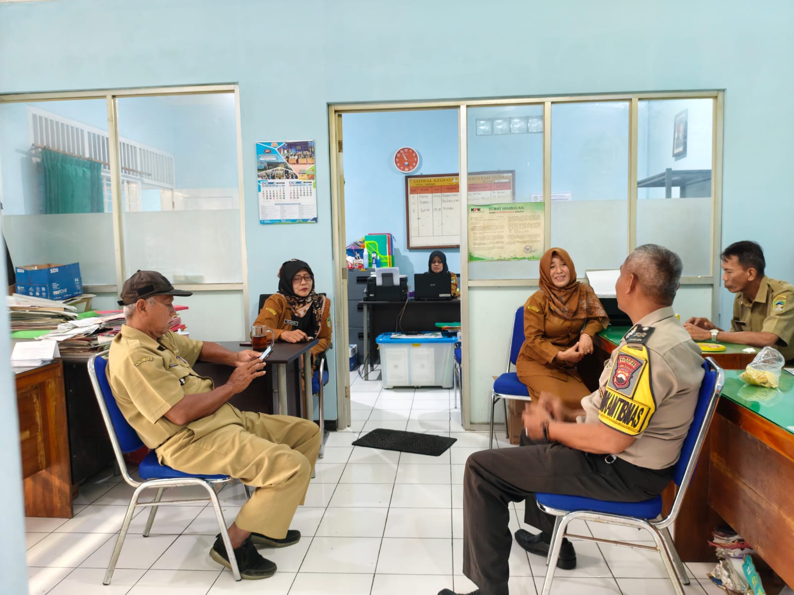 Polisi Banyumas Datangi Kantor Desa, Berikan Cara Sederhana Cegah Kejahatan 3C
