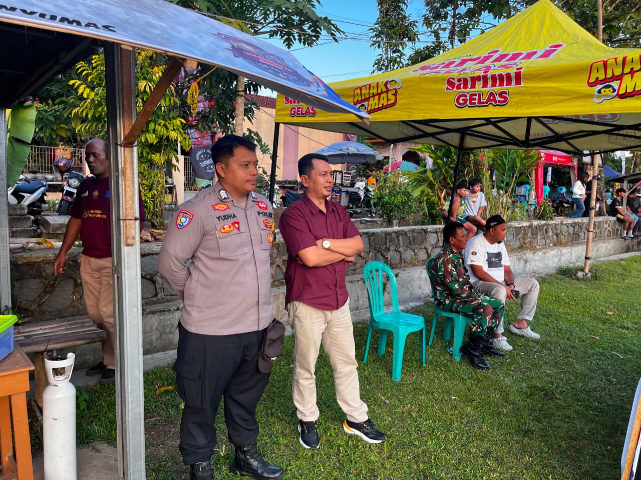 Jaga Kondusivitas, Polsek Purwokerto Selatan Amankan Laga Liga Seduluran Berkoh XXI