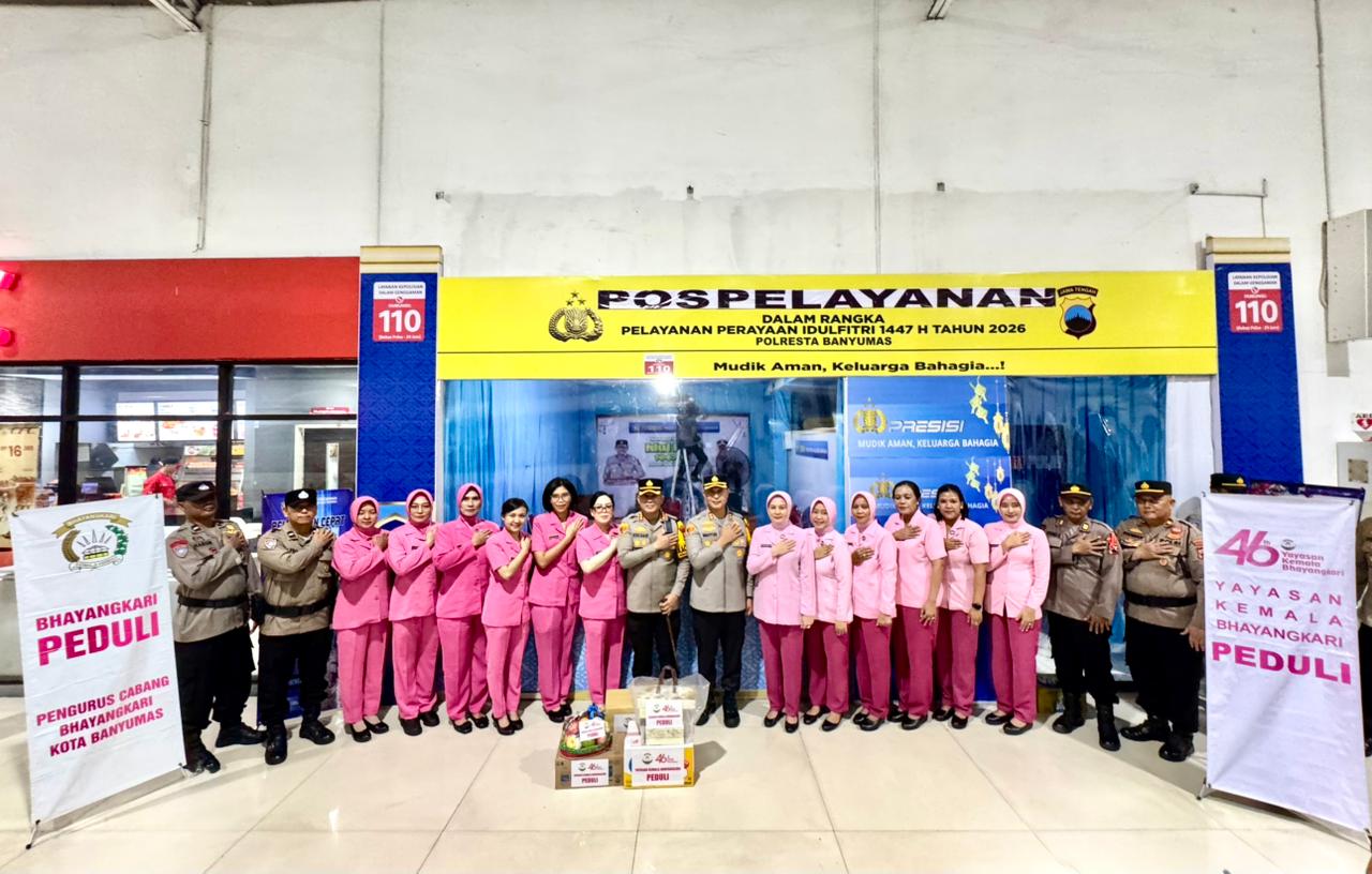 Kapolresta Banyumas Cek Pos Operasi Ketupat Candi 2026, Pastikan Kesiapan Pengamanan Mudik