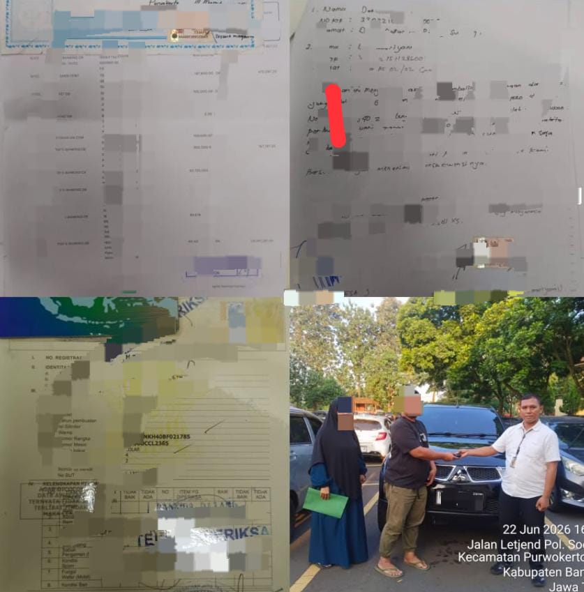 Polresta Banyumas Ungkap Kasus Penggelapan Mobil Pajero Senilai 200 Juta, Dua Pelaku Diamankan