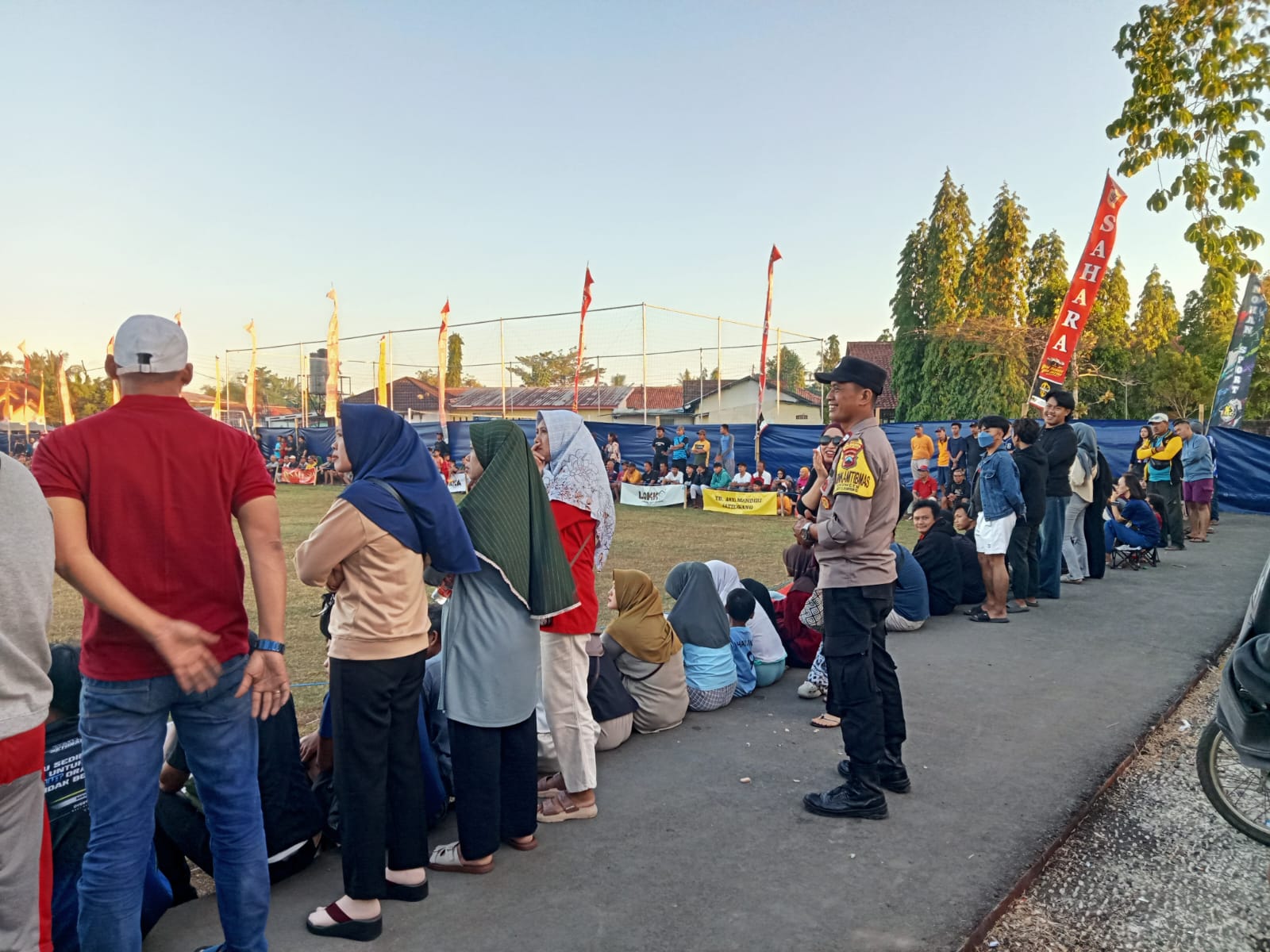 Polsek Karanglewas Amankan Semifinal Bonavita Cup U-45+, Pertandingan Berjalan Kondusif