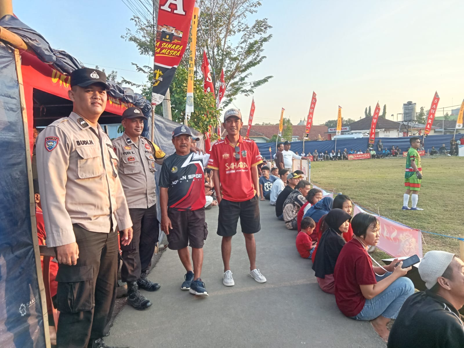 16 Tim Ramaikan Jatilawang Cup III, Polisi Polsek Jatilawang Hadir Berikan Pengamanan