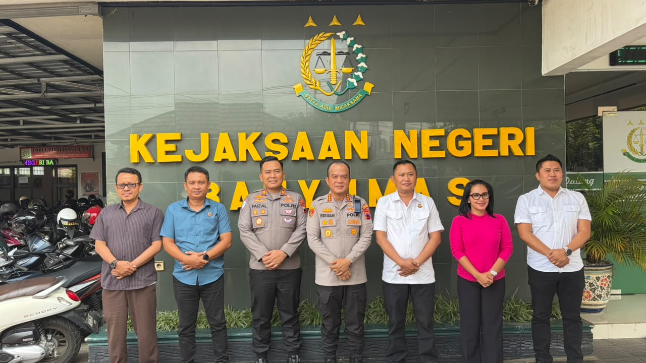 Kapolresta Banyumas Perkuat Soliditas, Jalin Silaturahmi dengan Kajari Purwokerto dan Kajari Banyumas