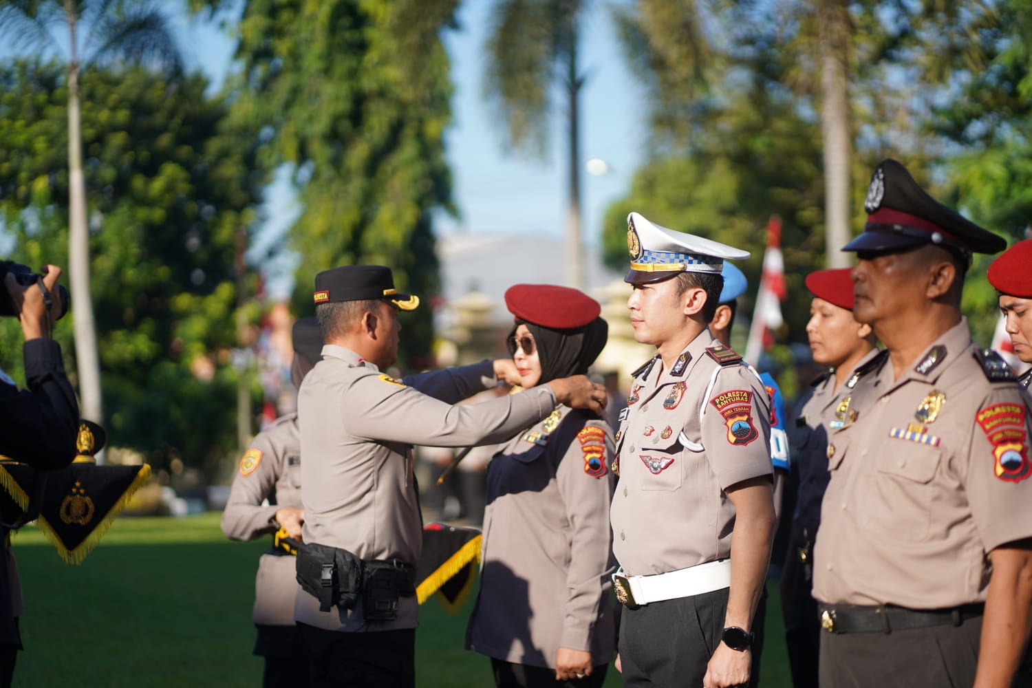 102 Personel Polresta Banyumas Naik Pangkat, Kapolresta Tekankan Integritas dan Tanggung Jawab