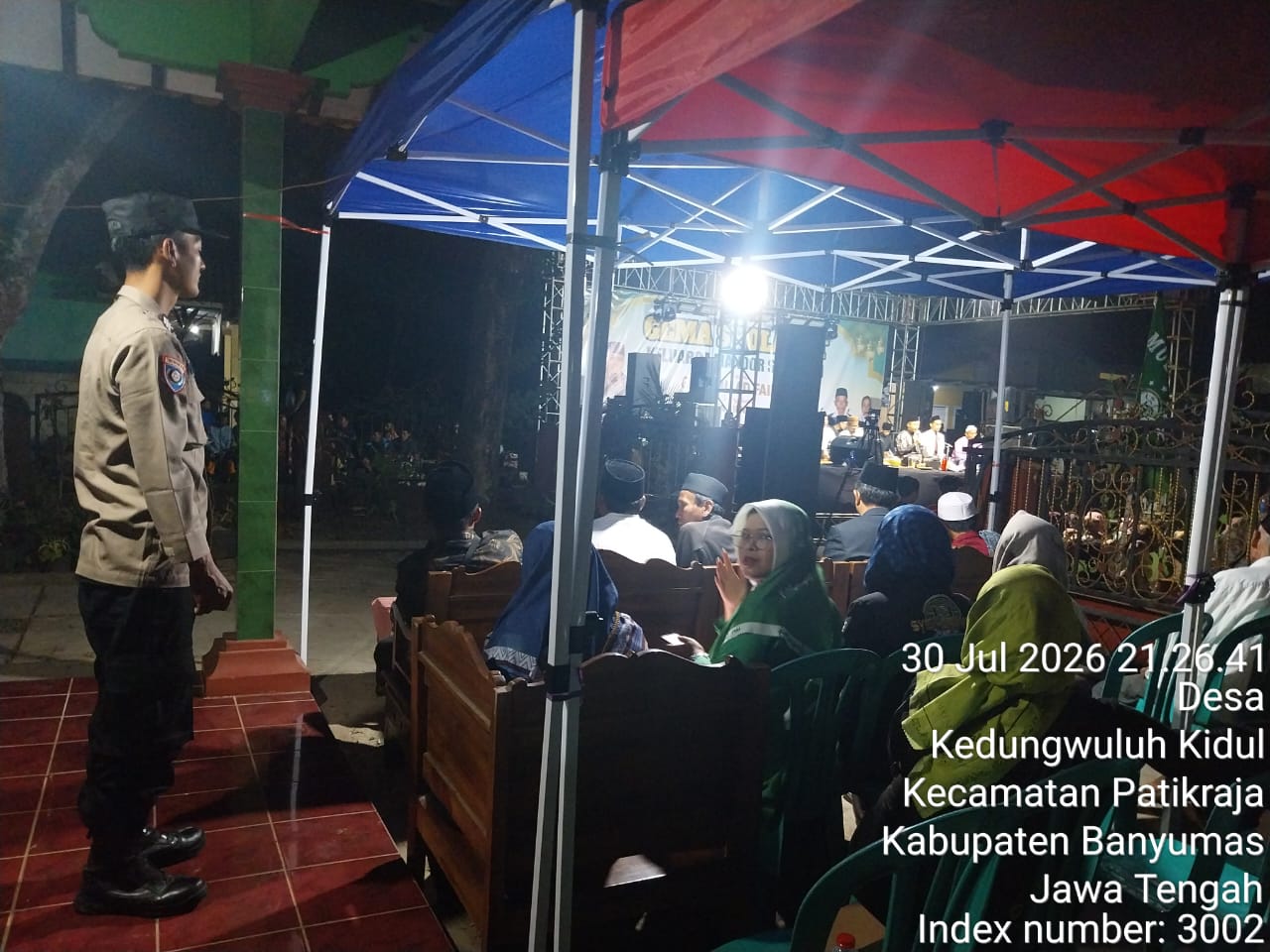Ratusan Jamaah Hadiri Gema Sholawat di Patikraja Banyumas, Polisi Pastikan Kegiatan Berlangsung Aman