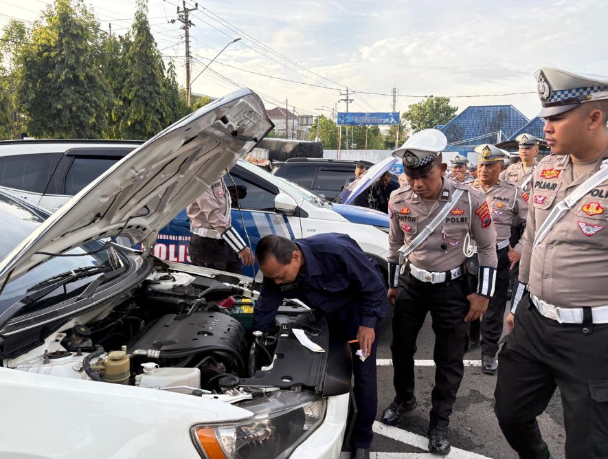 Tingkatkan Profesionalisme, Anggota Satlantas Polresta Banyumas Ikuti Pelatihan Cek Fisik Kendaraan Bermotor