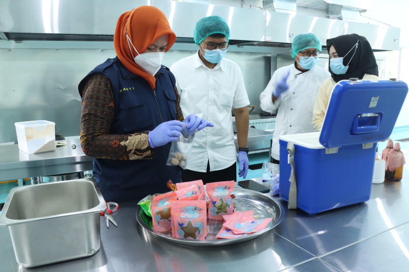 Langkah Serius SPPG Polresta Banyumas, Libatkan Labkes Periksa Kelayakan Makanan MBG