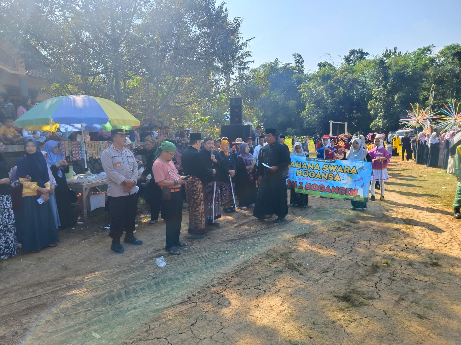 Berlangsung Kondusif, Polsek Sumpih Banyumas Kawal Kirab Budaya Tahun Baru Islam