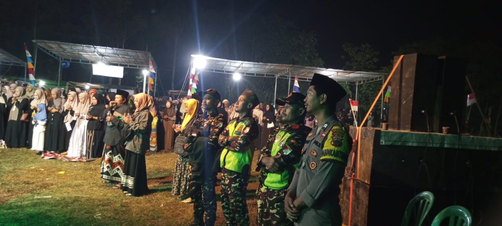 Sholawat Bersama Gus Izun Semarakkan HUT RI ke-81 di Kalitapen, Polsek Purwojati Pastikan Keamanan Jamaah