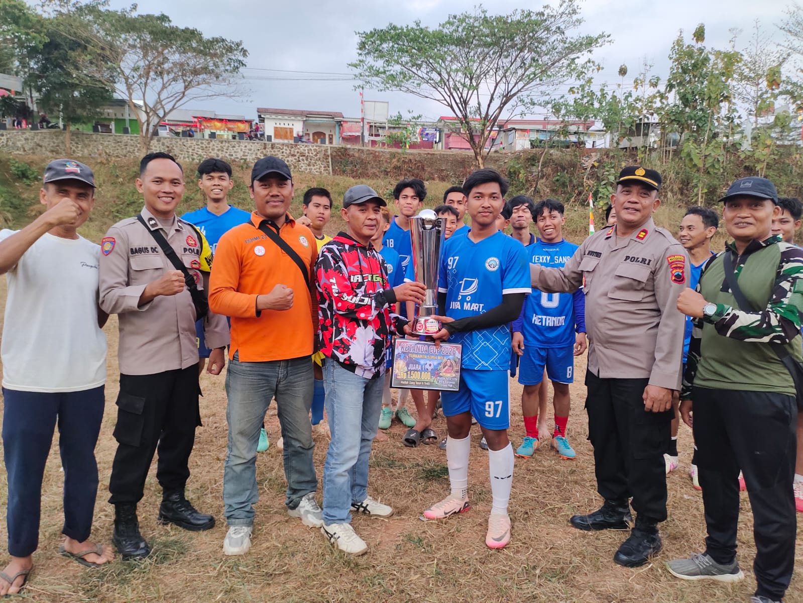 Polsek Sumpiuh Amankan Final Ketanda Cup 2026, Pertandingan Berlangsung Sportif dan Kondusif