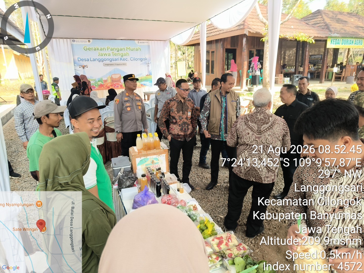 Polsek Cilongok Kawal Gerakan Pangan Murah, Bantu Masyarakat Akses Sembako Terjangkau