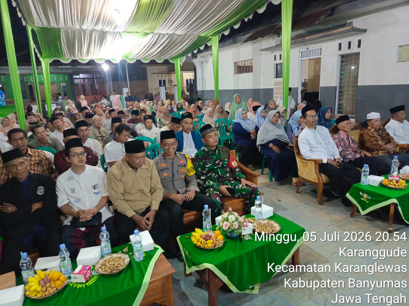 Hadiri Pengajian, Polsek Karanglewas Banyumas Perkuat Kedekatan dengan Masyarakat