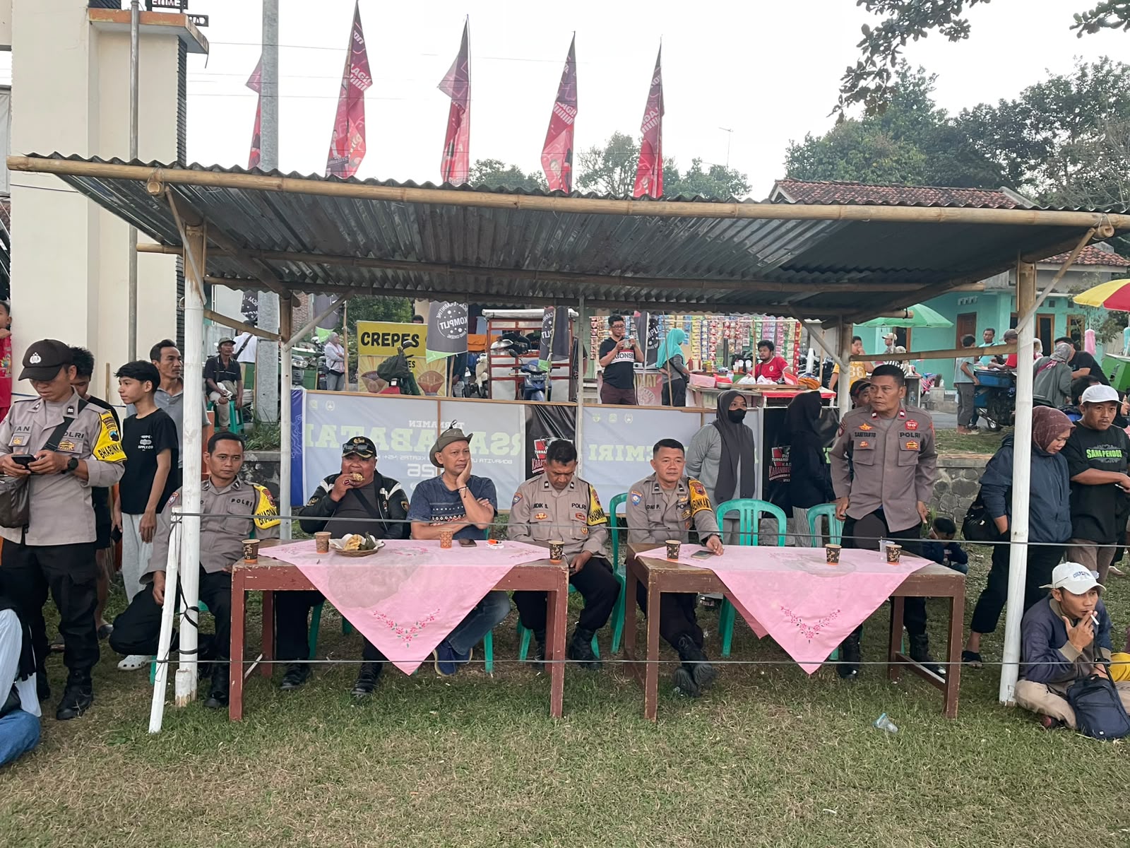 Pengamanan Ketat Semi Final Kades Cup II Karangkemiri Banyumas, Polisi Imbau Waspada Curanmor