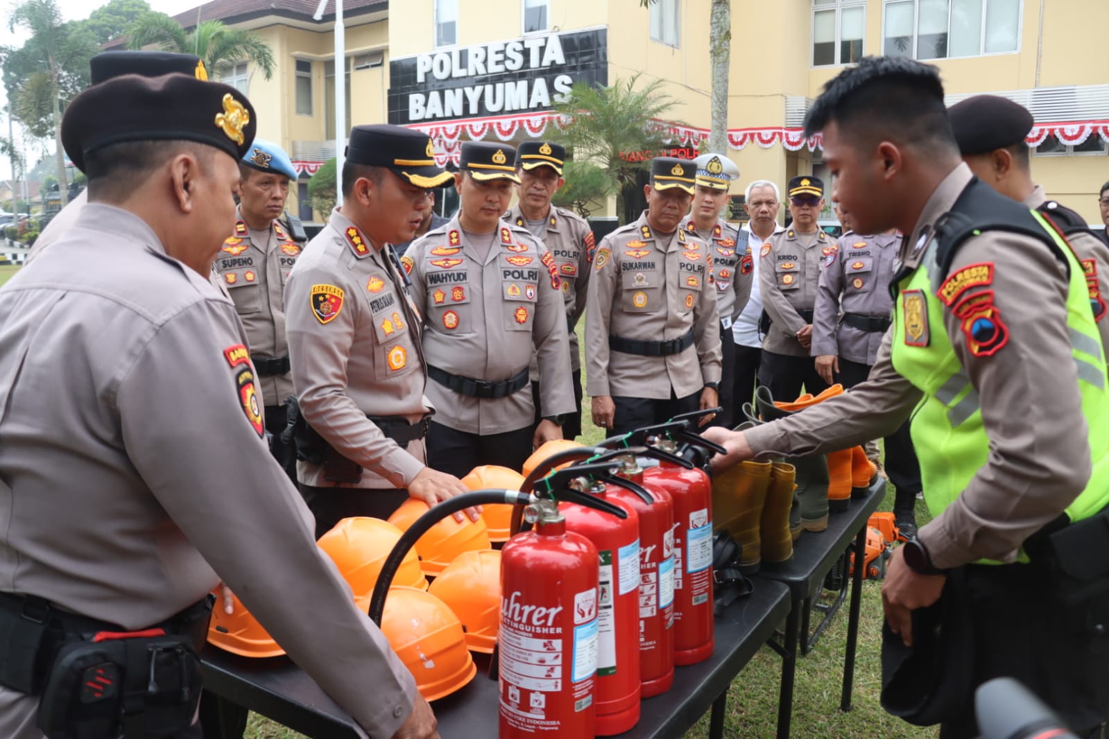 Antisipasi Dampak El Nino, Polresta Banyumas Siagakan Personel dan Peralatan Hadapi Ancaman Karhutla