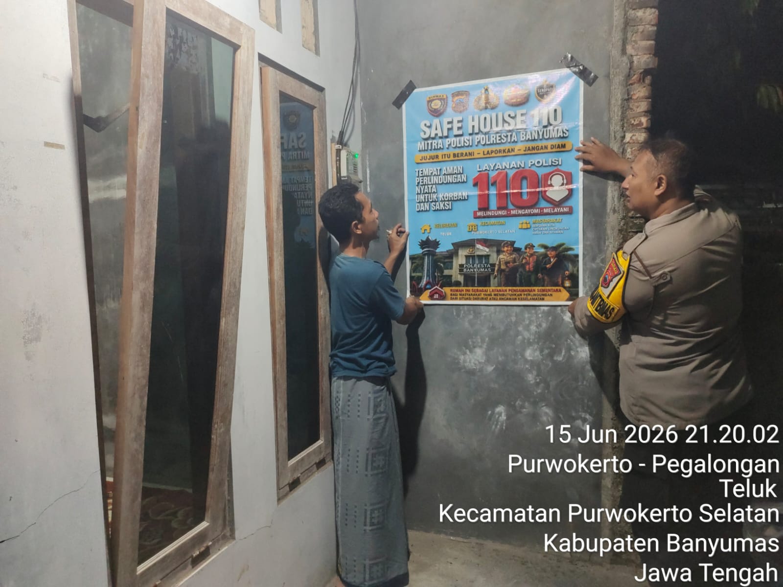 Polresta Banyumas Hadir Lebih Dekat, Safe House 110 Jadi Solusi Cepat Laporan Warga