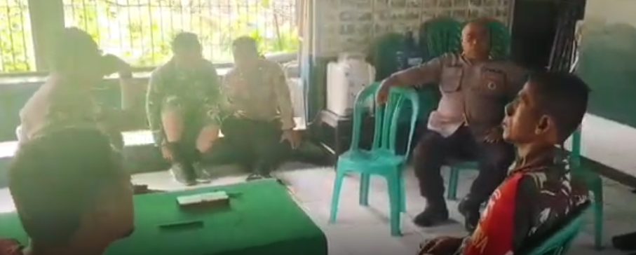 Perkuat Soliditas TNI-Polri, Polsek Kedunbanteng Banyumas Silaturahmi ke Koramil