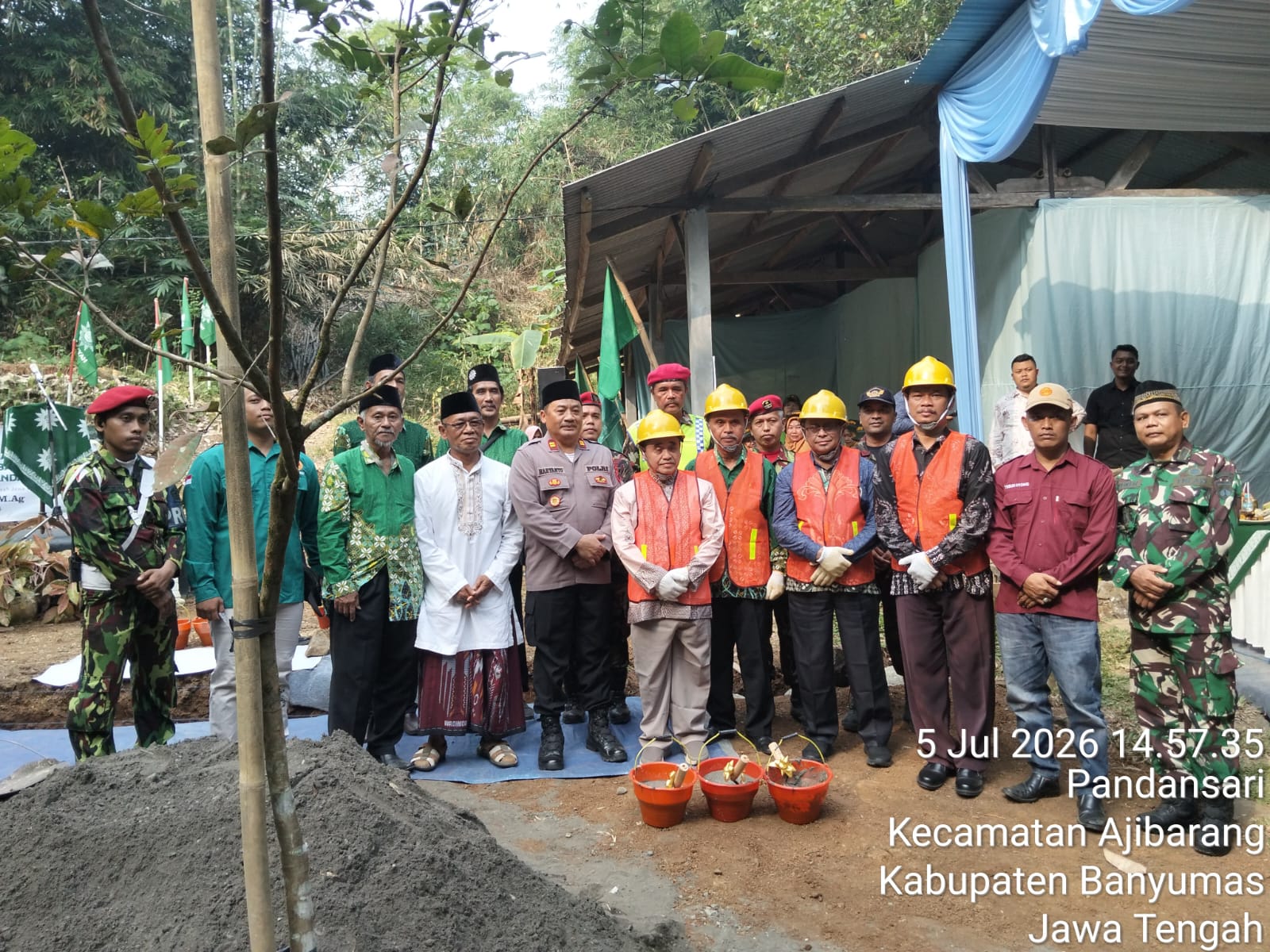 Pondok Putri Untuk ODGJ Perempuan Dibangun, Polsek Ajibarang Banyumas Tunjukkan Dukungan Nyata