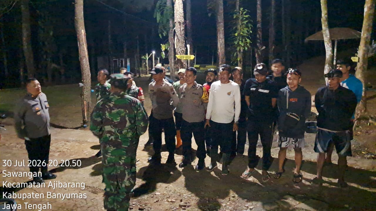 Personel Gabungan Berhasil Padamkan Kebakaran Lahan Perhutani di Ajibarang Banyumas