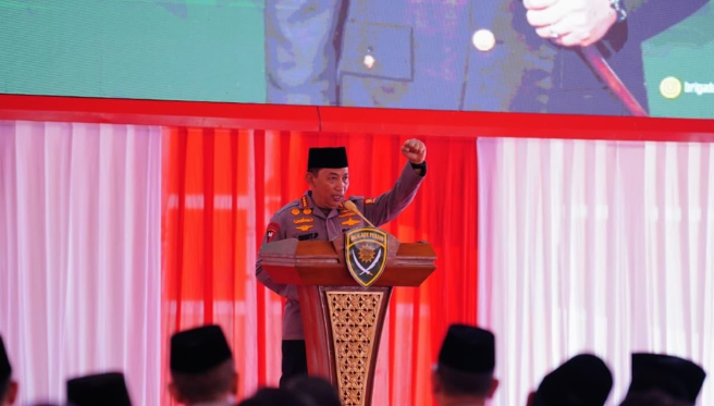 Kapolri Hadiri Penutupan Diklatsarnas Brigade Persis, Serukan Jaga Persatuan-Kesatuan