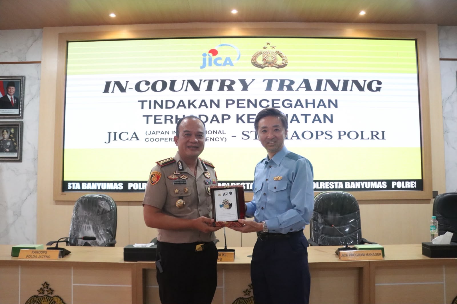 Kerjasama JICA-Polri Gelar Pelatihan di Polresta Banyumas, Tingkatkan Kapasitas Personel Dalam Pencegahan Kejahatan