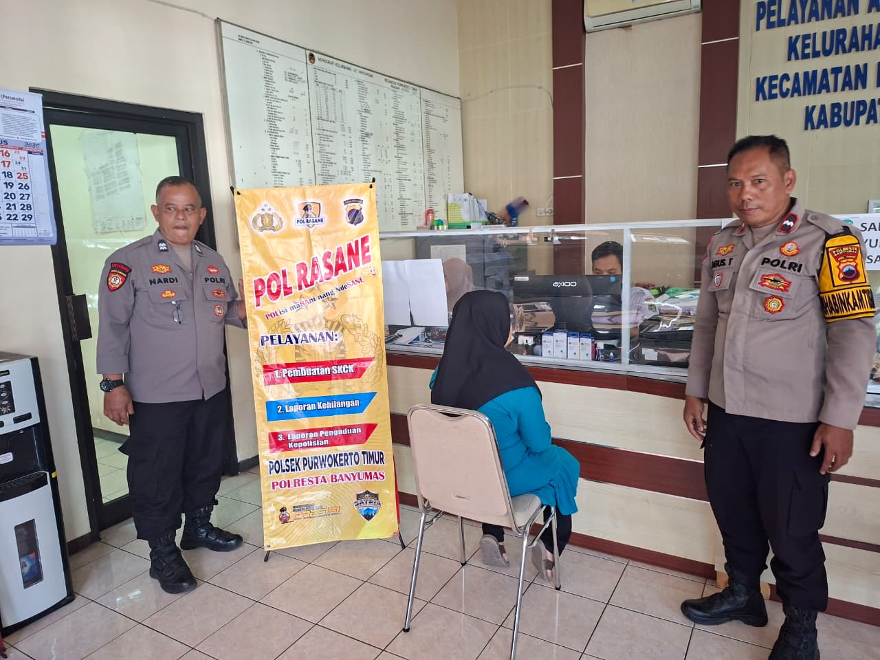 Polrasane Hadir di Purwokerto Timur, Polresta Banyumas Berikan Layanan Prima kepada Masyarakat