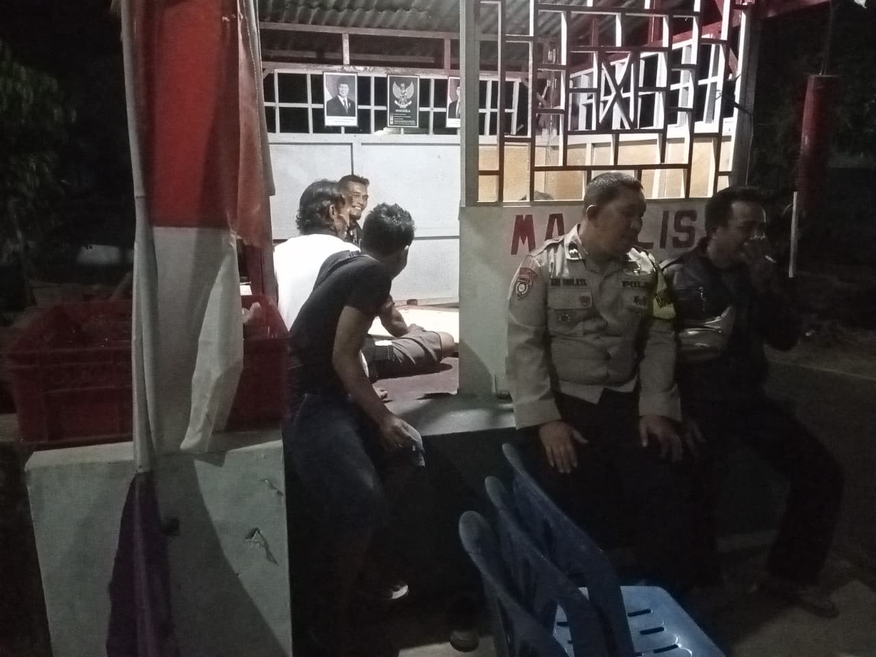 Cegah Gangguan Kamtibmas, Polsek Purwokerto Selatan Aktif Sambangi Satkamling
